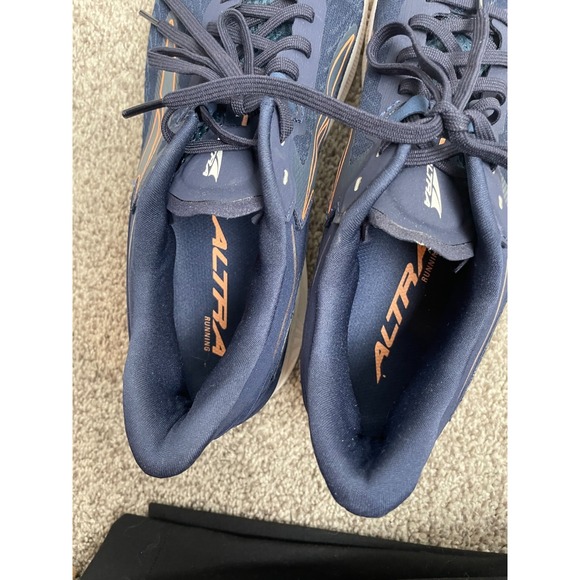 Altra Shoes Womens 9.5 Torin 6 Navy Blue Athletic Sporty Running Gym Cushion - Picture 5 of 10